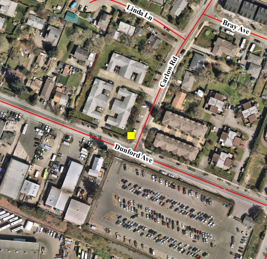 Carlow and Dunford Intersection Carlow and Dunford Intersection